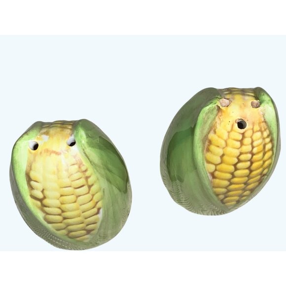 Corn On the Cob with Husk Salt and Pepper Shaker Set - Picture 6 of 10